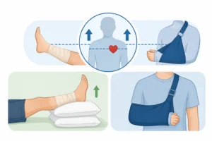 How to elevate the limb