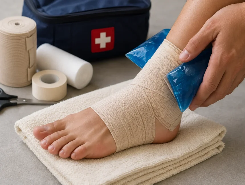 What should you do right after an injury?